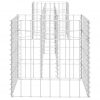 Korito za rastline gabion H-oblike jeklo 260x40x40 cm