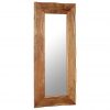 Kozmetično ogledalo 50x110 cm trden akacijev les