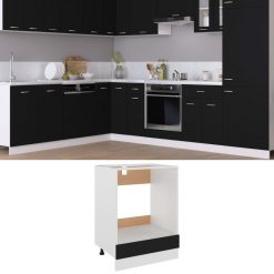 Kuhinjska omarica črna 60x46x81