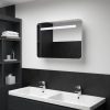 LED kopalniška omarica z ogledalom 70x9