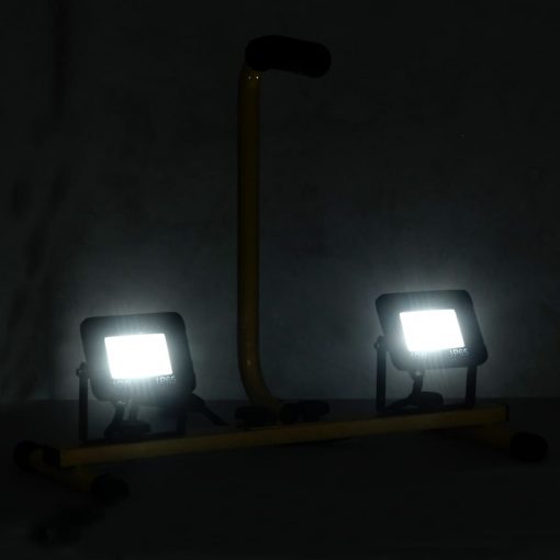 LED reflektor z ročajem 2x10 W hladno bel