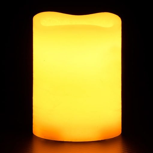 LED svečke brez plamena 100 kosov z daljincem toplo bele
