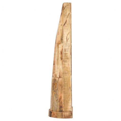 Lesena omarica v obliki čolna 40x30x130 cm trden mangov les