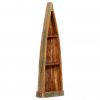 Lesena omarica v obliki čolna 40x30x130 cm trden predelan les