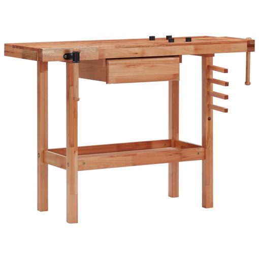 Mizarska delovna miza s predalom in 2 premežema trd les