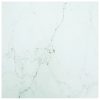 Mizna plošča bela 50x50 cm 6 mm kaljeno steklo z marmorjem