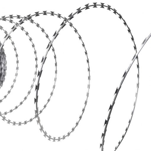 NATO Bodeča žica galvanizirano jeklo stil harmonika Navitje 60 m