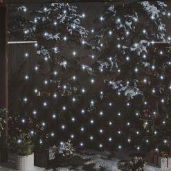 Novoletna svetlobna mreža hladno bela 4x4 m 544 LED lučk