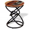 Odstavna mizica iz trdnega predelanega lesa