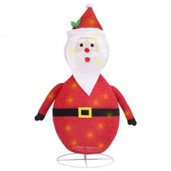 Okrasna figura Božička LED razkošno blago 90 cm