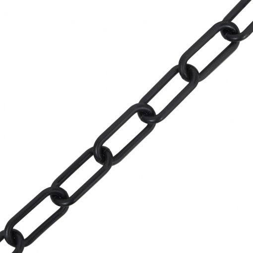 Opozorilna veriga črna 100 m Ø6 mm plastika
