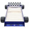 Otroška postelja dirkalni avtomobil 90x200 cm modra