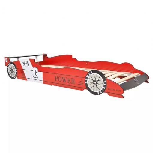 Otroška postelja dirkalni avtomobil 90x200 cm rdeča