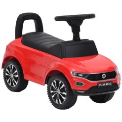 Otroški poganjalec avto Volkswagen T-Roc rdeč