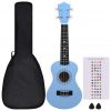 Otroški ukulele soprano s torbo baby moder 21