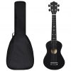 Otroški ukulele soprano s torbo črn 23"