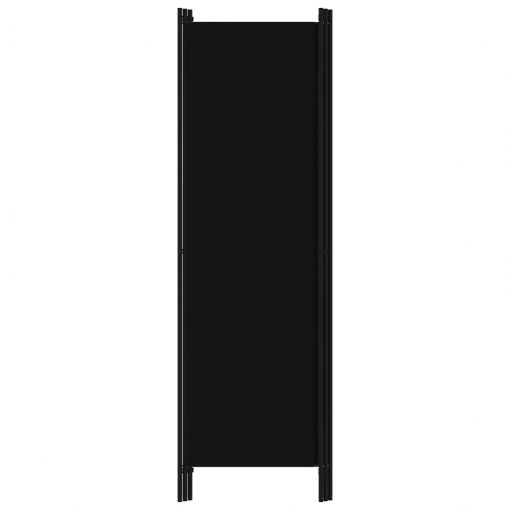 Paravan 3-delni črn 150x180 cm