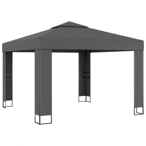 Paviljon z dvojno streho 3x3 m antraciten