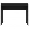 Pisalna miza črna 90x40x72 cm iverna plošča