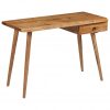 Pisalna miza iz trdnega akacijevega lesa 110x50x76 cm