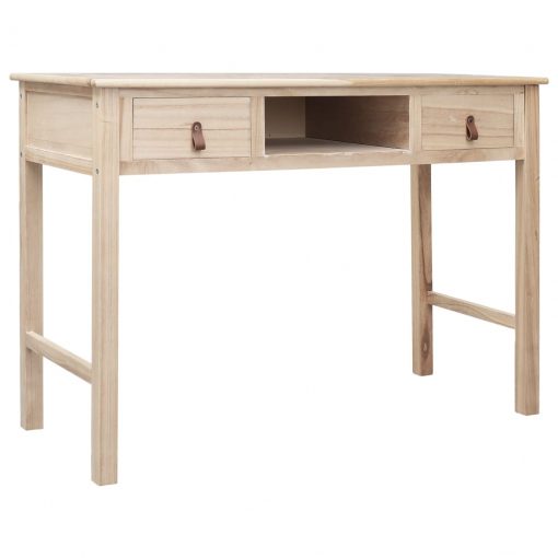 Pisalna miza naravna 110x45x76 cm les
