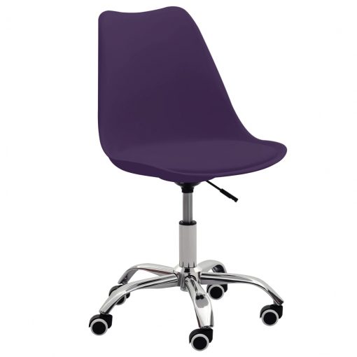 Pisarniški stoli 2 kosa vijolično umetno usnje