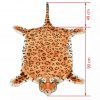 Plišasta preproga leopard 139 cm rjave barve