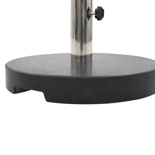 Podstavek za senčnik granit 20 kg okrogel črn
