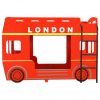 Pograd londonski avtobus rdeč MDF 90x200 cm