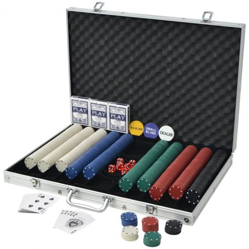 Poker Set s 1000 Žetoni Aluminij