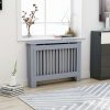 Pokrov za radiator antraciten 112x19x81 cm mediapan