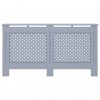 Pokrov za radiator antraciten 152x19x81 cm mediapan