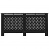 Pokrov za radiator črn 172x19x81 cm mediapan