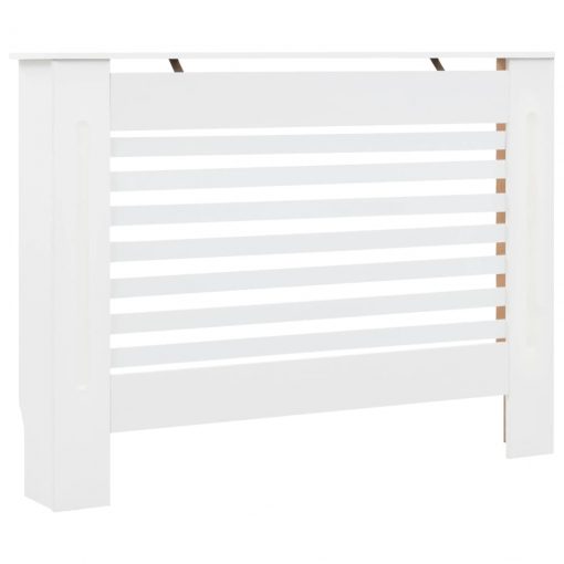 Pokrovi za radiatorje 2 kosa beli 112x19x81