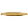 Površina za mizo trden hrastov les okrogla 23 mm 600 mm