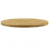 Površina za mizo trden hrastov les okrogla 44 mm 900 mm