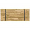 Površina za mizo trden hrastov les pravokotna 23 mm 100x60 cm