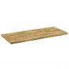Površina za mizo trden hrastov les pravokotna 44 mm 140x60 cm