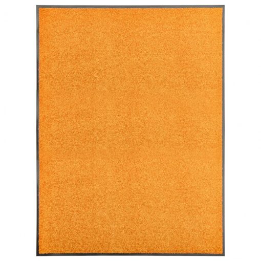 Pralni predpražnik oranžen 90x120 cm