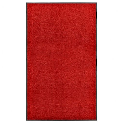 Pralni predpražnik rdeč 90x150 cm