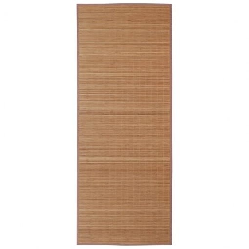 Pravokotna Preproga iz Rjavega Bambusa 120 x 180 cm
