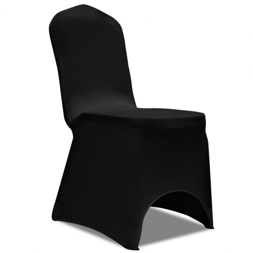 Prevleka za stol raztegljiva črna 24 kosov