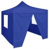 Profesionalen zložljiv vrtni šotor s 4 stranicami 2x2 m jeklo