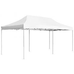 Profesionalni šotor za zabave aluminij 6x3 m bel