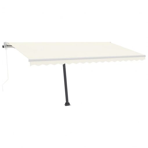 Prostostoječa avtomatska tenda 450x300 cm krem