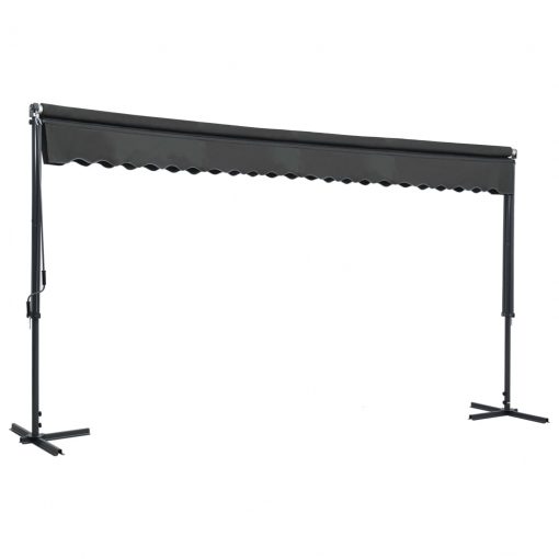 Prostostoječa tenda 500x300 cm antracitna