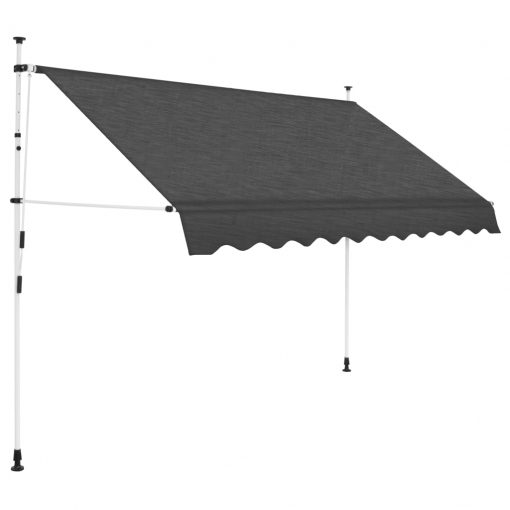 Ročno zložljiva tenda 250 cm antracitna