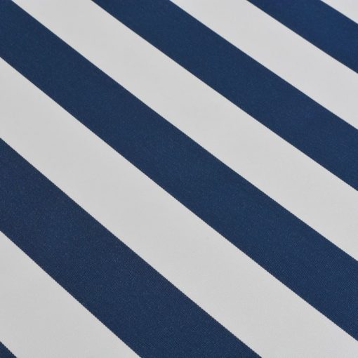 Ročno zložljiva tenda 400 cm modre in bele barve