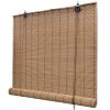 Rolo senčilo iz bambusa 150x160 cm rjave barve