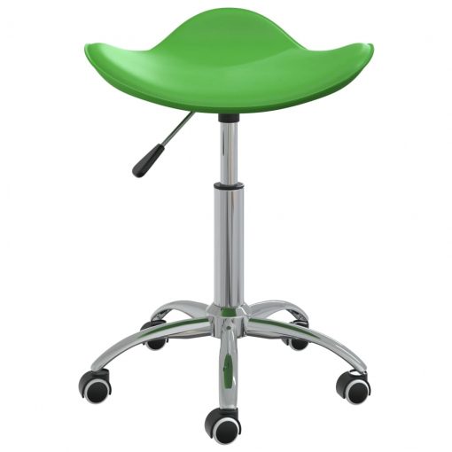 Salonski stolček zeleno umetno usnje